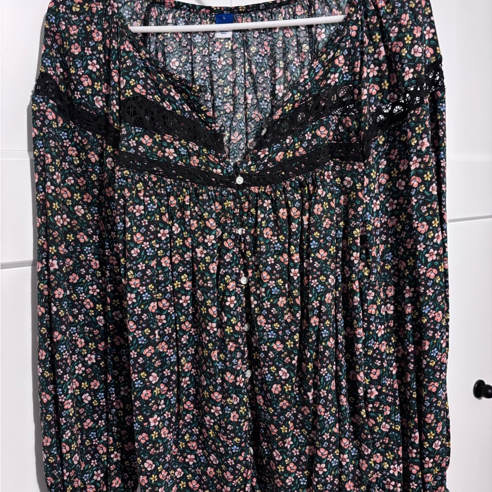 Old Navy Multicolor Floral Top